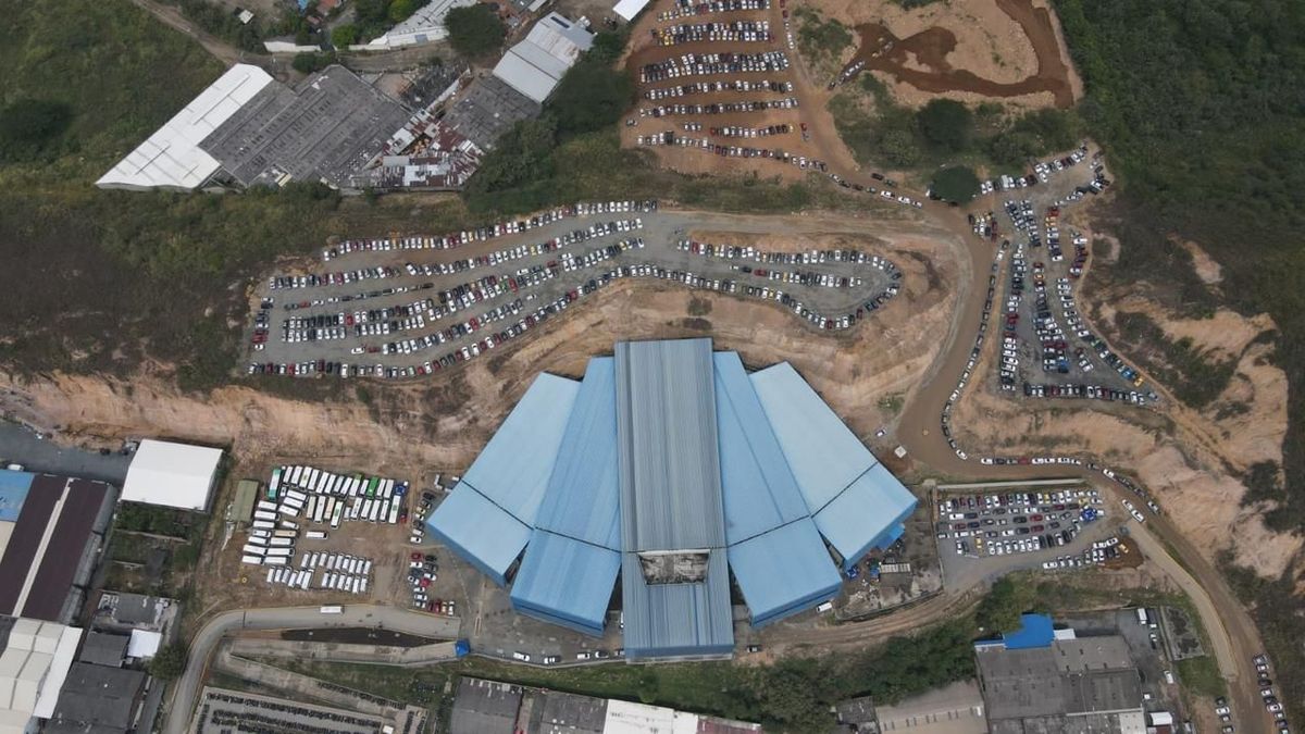 Vista aérea de la Arena CIDS